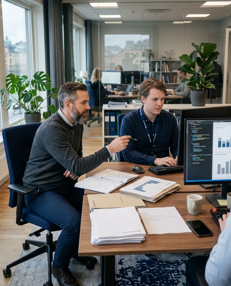 Teamet på företaget